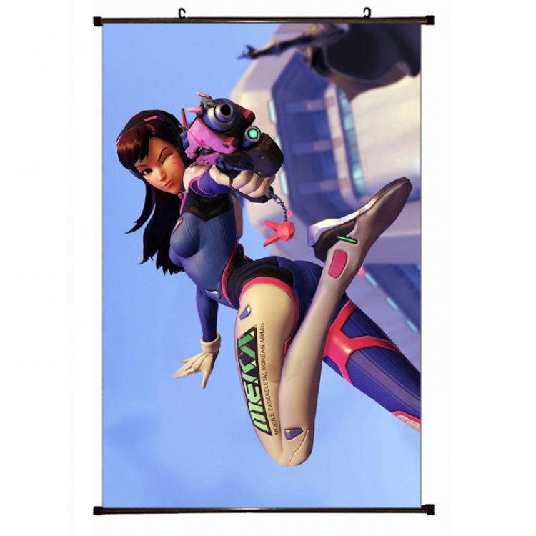 Overwatch Plastic pole cloth painting Wall Scroll 60X90CM preorder 3 days S14-80 NO FILLING