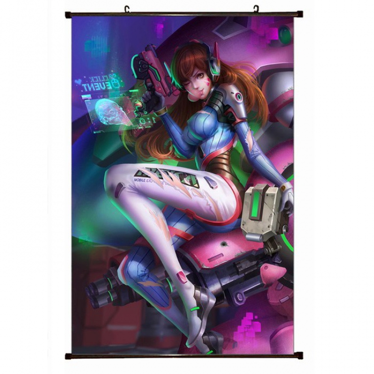 Overwatch Plastic pole cloth painting Wall Scroll 60X90CM preorder 3 days S14-91 NO FILLING