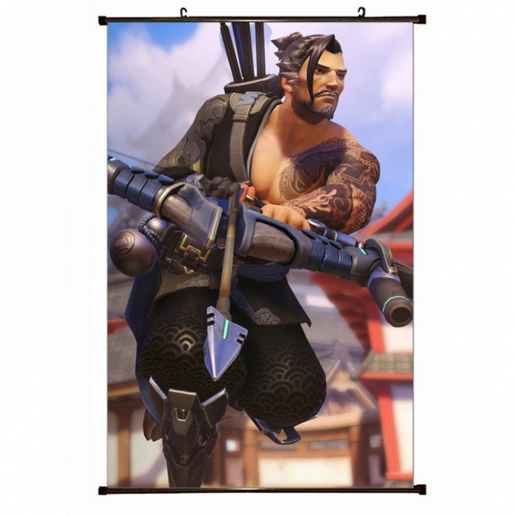 Overwatch Plastic pole cloth painting Wall Scroll 60X90CM preorder 3 days S14-99 NO FILLING