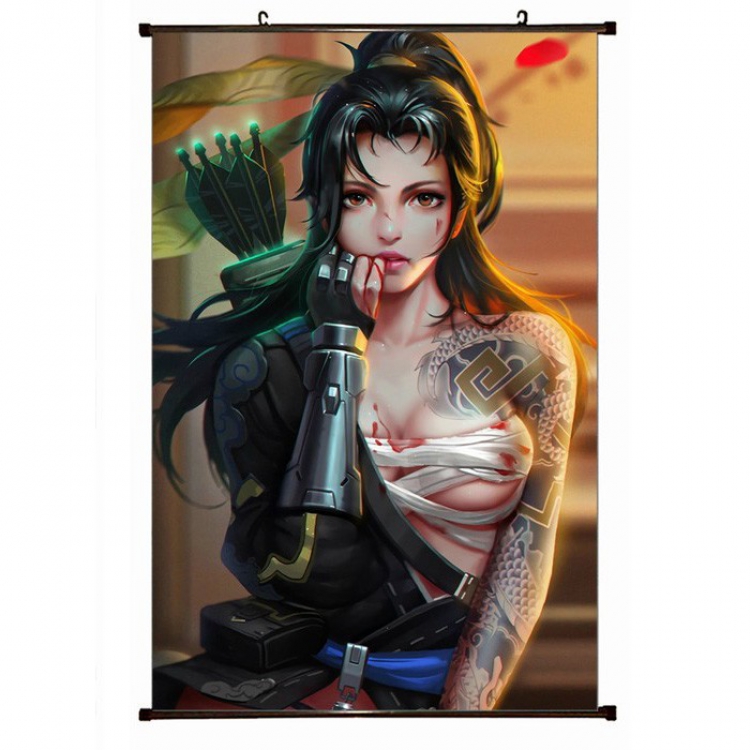Overwatch Plastic pole cloth painting Wall Scroll 60X90CM preorder 3 days S14-98 NO FILLING