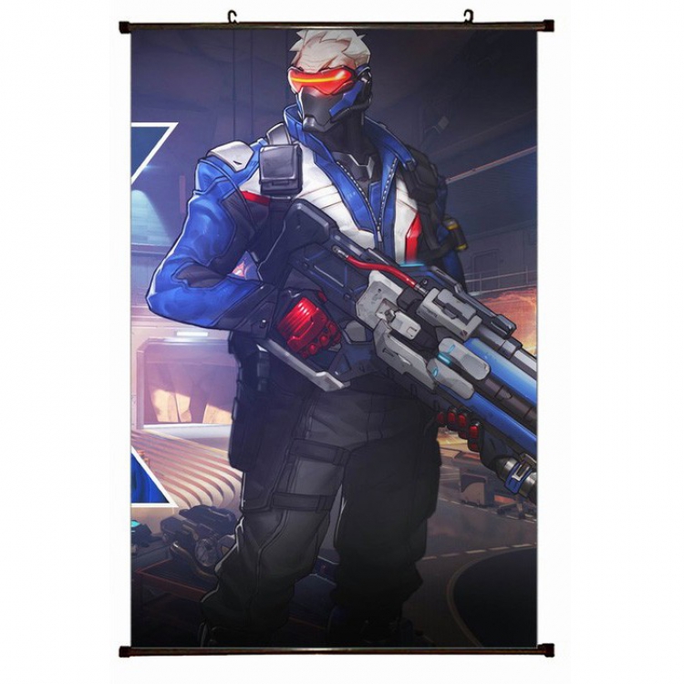 Overwatch Plastic pole cloth painting Wall Scroll 60X90CM preorder 3 days S14-51 NO FILLING