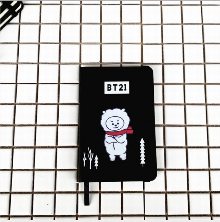 BTS BT21 Notebook notepad diary Inside pages 80 9X14CM 105G price for 5 pcs Style C