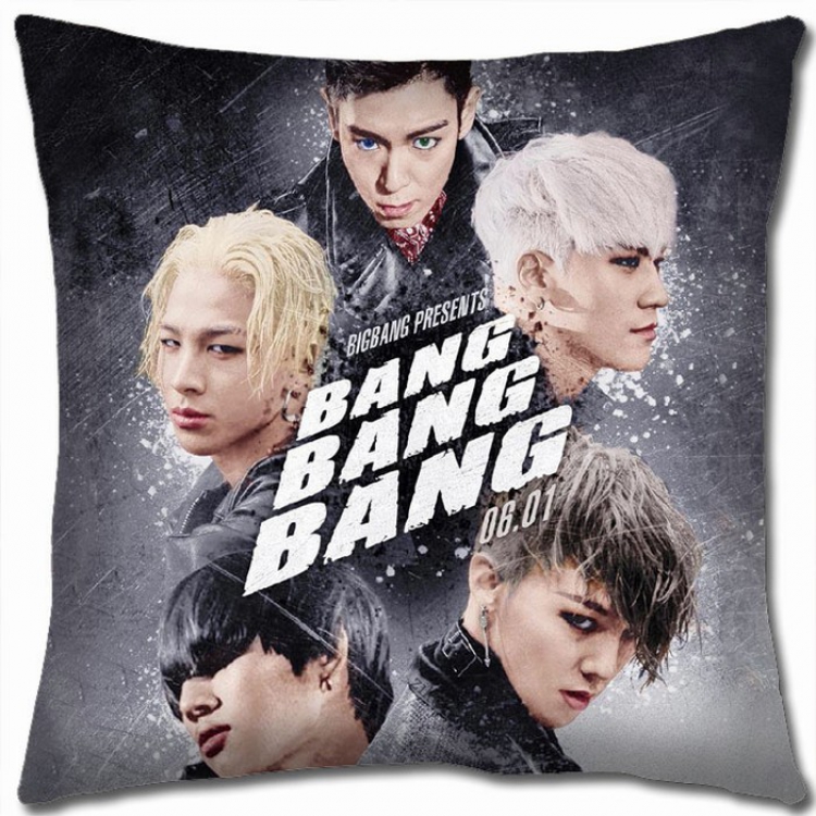 BIGBANG Double-sided full color Pillow Cushion 45X45CM BB-5 NO FILLING