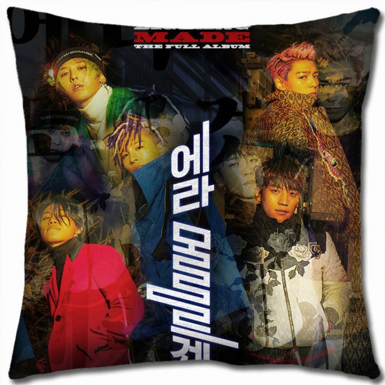 BIGBANG Double-sided full color Pillow Cushion 45X45CM BB-8 NO FILLING