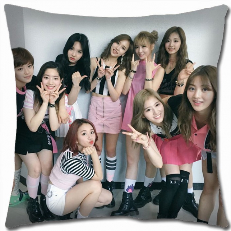 TWICE Double-sided full color Pillow 13Cushion 45X45CM TW- NO FILLING