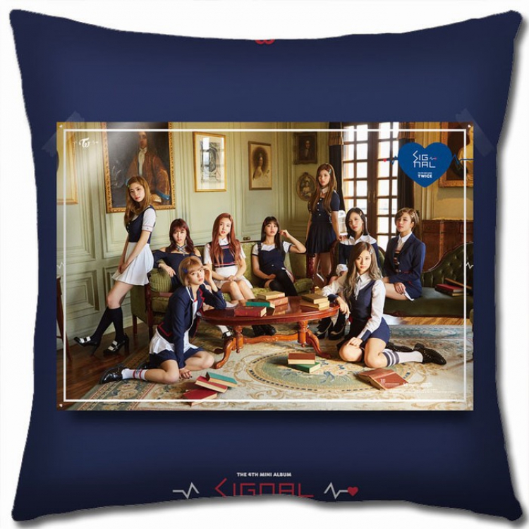 TWICE Double-sided full color Pillow Cushion 45X45CM TW-19 NO FILLING