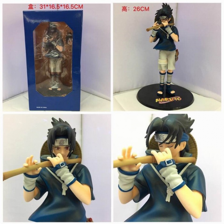 Naruto Uchiha Sasuke Boxed Figure Decoration 26CM