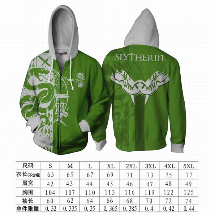 Harry Potter Hoodie zipper sweater coat S-M-L-XL-XXL-3XL-4XL-5XL price for 2 pcs preorder 3 days Style D