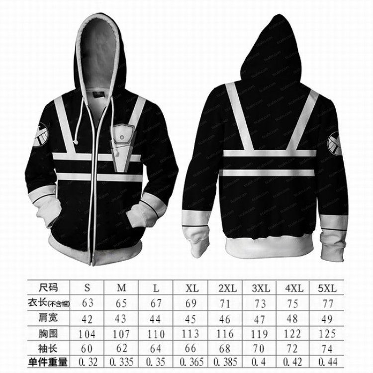 Hoodie zipper sweater coat S-M-L-XL-XXL-3XL-4XL-5XL price for 2 pcs preorder 3 days