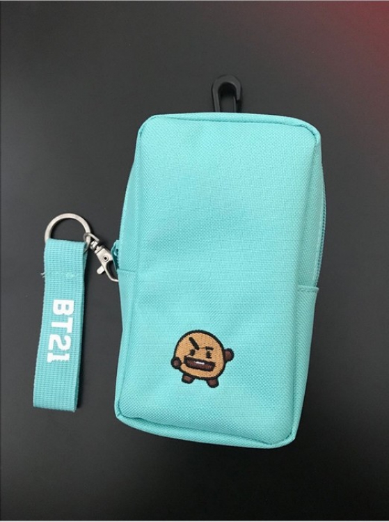 BTS BT21 Coin Purse Card Bag Waist Bag Pendant Bag 17X9CM price for 3 pcs preorder 3days Style G