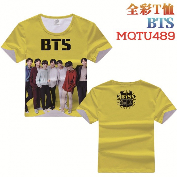 BTS Full Color Printing Short sleeve T-shirt S M L XL XXL XXXL MQTU489