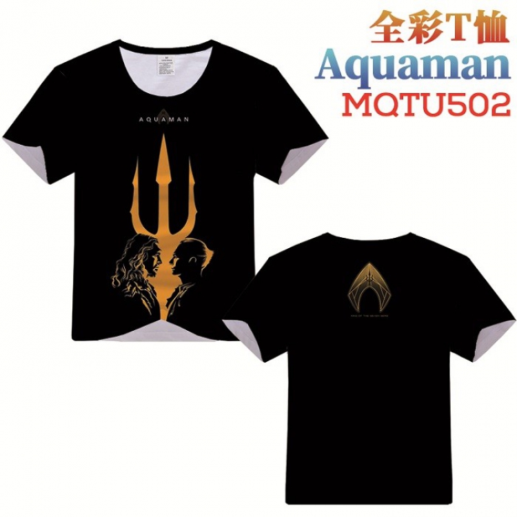 Aquaman Full Color Printing Short sleeve T-shirt S M L XL XXL XXXL MQTU502