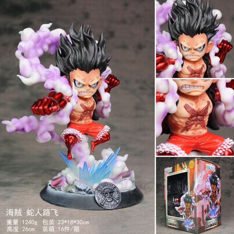 One Piece Snake Luffy Marco Boxed Figure Decoration 26CM a box of 16