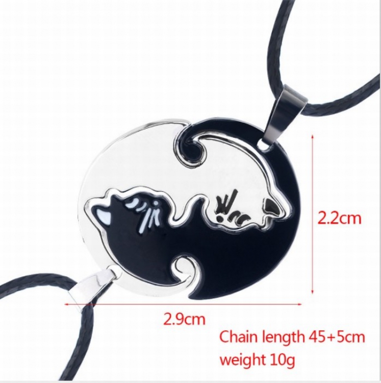 Couple cat Necklace pendant price for 5 pairs