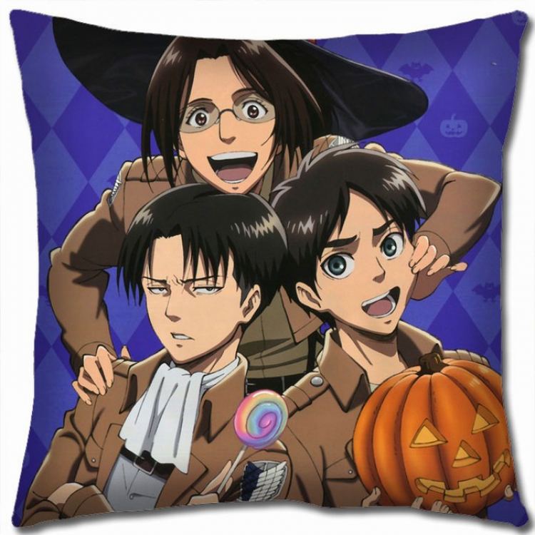 Shingeki no Kyojin Double-sided full color Pillow Cushion 45X45CM J12-104 NO FILLING