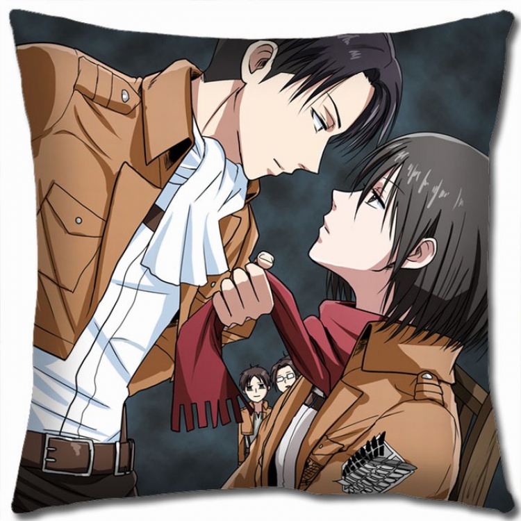 Shingeki no Kyojin Double-sided full color Pillow Cushion 45X45CM J12-119 NO FILLING