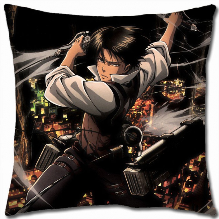 Shingeki no Kyojin Double-sided full color Pillow Cushion 45X45CM J12-50 NO FILLING