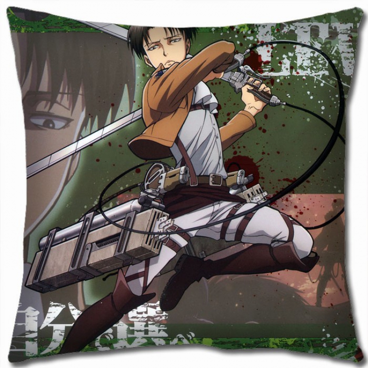 Shingeki no Kyojin Double-sided full color Pillow Cushion 45X45CM J12-83 NO FILLING