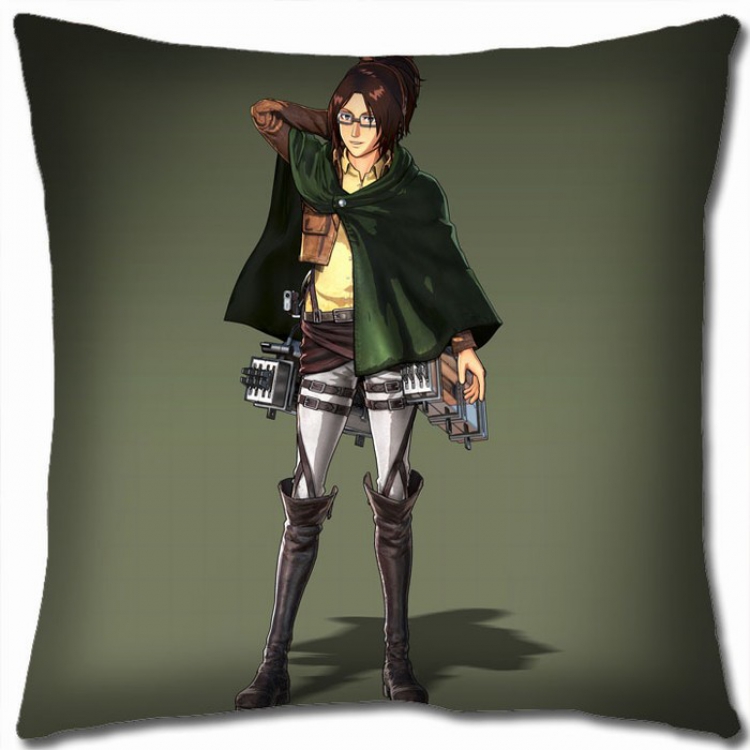 Shingeki no Kyojin Double-sided full color Pillow Cushion 45X45CM J12-96 NO FILLING