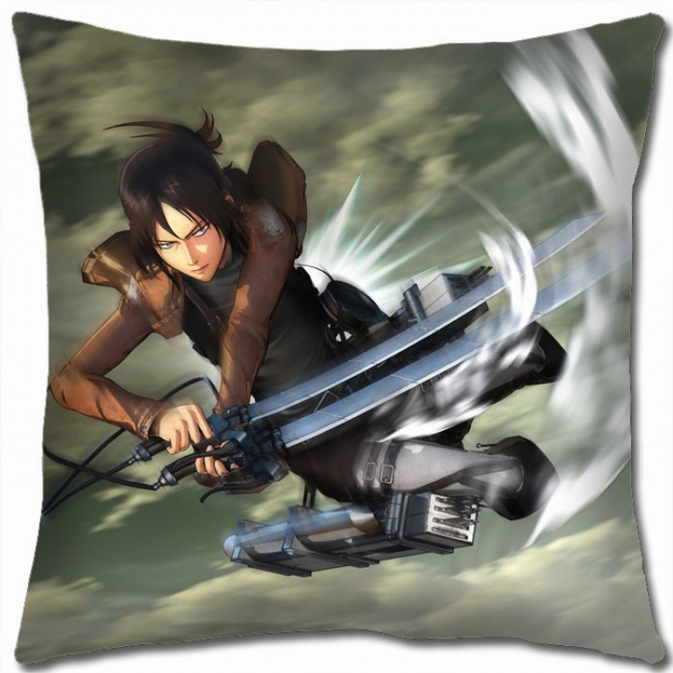 Shingeki no Kyojin Double-sided full color Pillow Cushion 45X45CM J12-99 NO FILLING