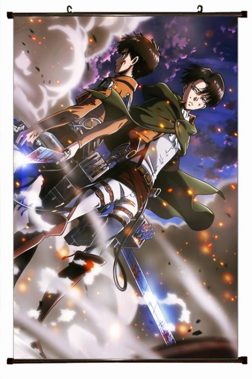 Shingeki no Kyojin Plastic pole cloth painting Wall Scroll 60X90CM preorder 3 days J12-118 NO FILLING