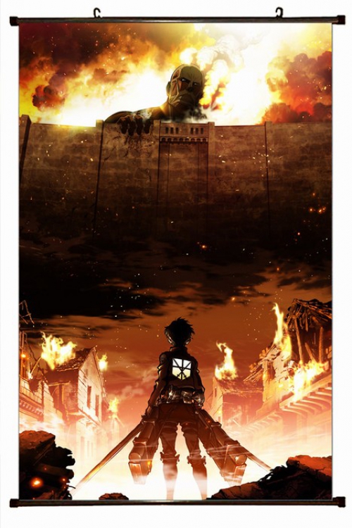 Shingeki no Kyojin Plastic pole cloth painting Wall Scroll 60X90CM preorder 3 days J12-14 NO FILLING