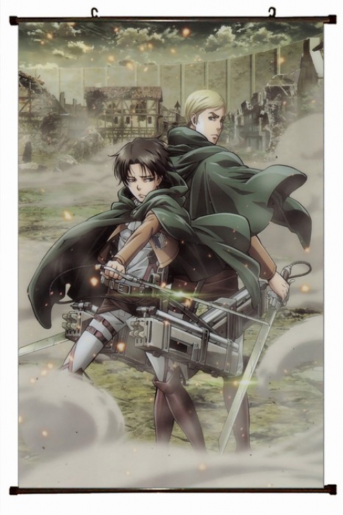 Shingeki no Kyojin Plastic pole cloth painting Wall Scroll 60X90CM preorder 3 days J12-38 NO FILLING