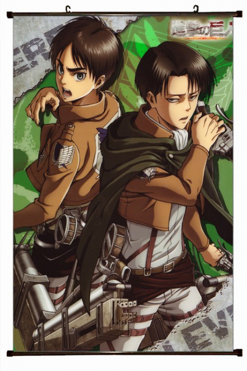 Shingeki no Kyojin Plastic pole cloth painting Wall Scroll 60X90CM preorder 3 days J12-49 NO FILLING