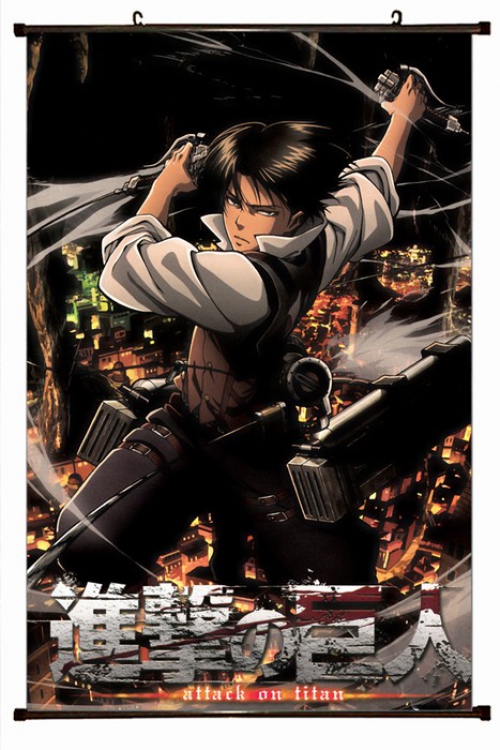 Shingeki no Kyojin Plastic pole cloth painting Wall Scroll 60X90CM preorder 3 days J12-50 NO FILLING