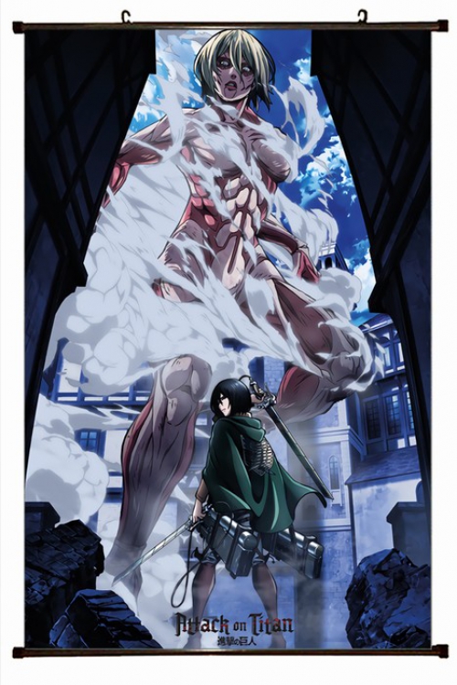 Shingeki no Kyojin Plastic pole cloth painting Wall Scroll 60X90CM preorder 3 days J12-73 NO FILLING