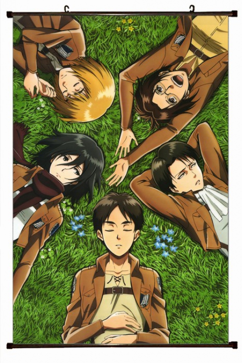 Shingeki no Kyojin Plastic pole cloth painting Wall Scroll 60X90CM preorder 3 days J12-79 NO FILLING