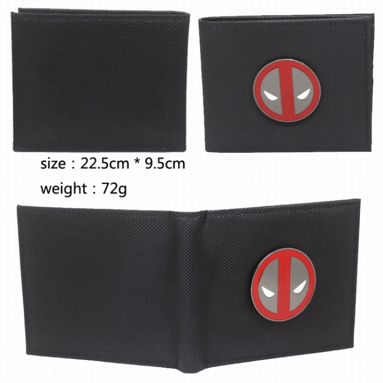 Deadpool Short two-fold wallet purse
