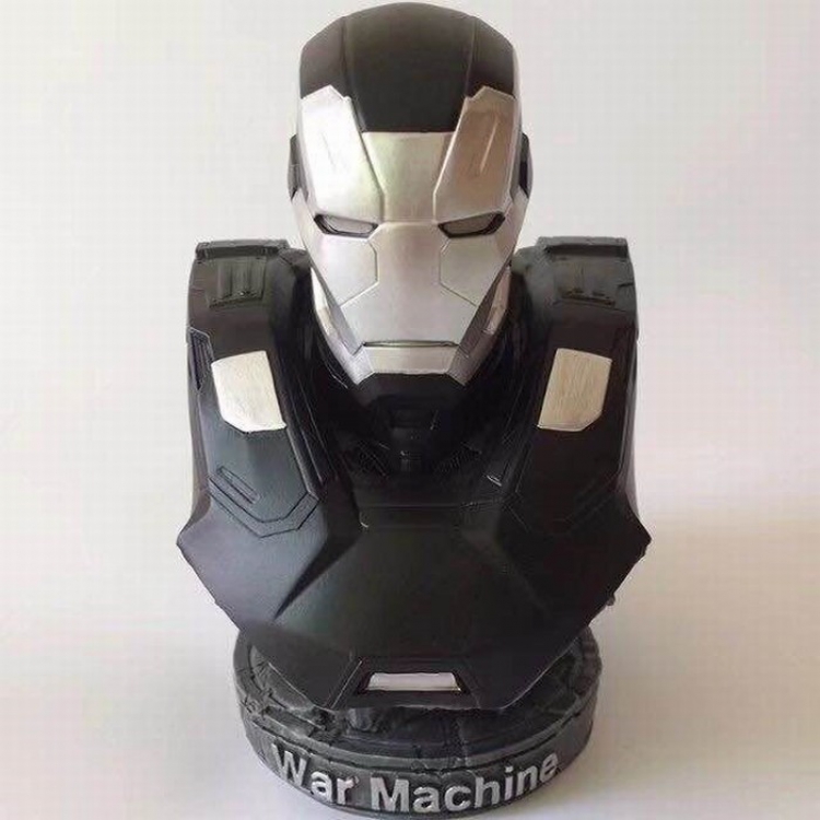 The avengers allianc War Machine Full resin material Unmovable Statue Figure Decoration Kraft packaging 23.5X23.5X18CM 2