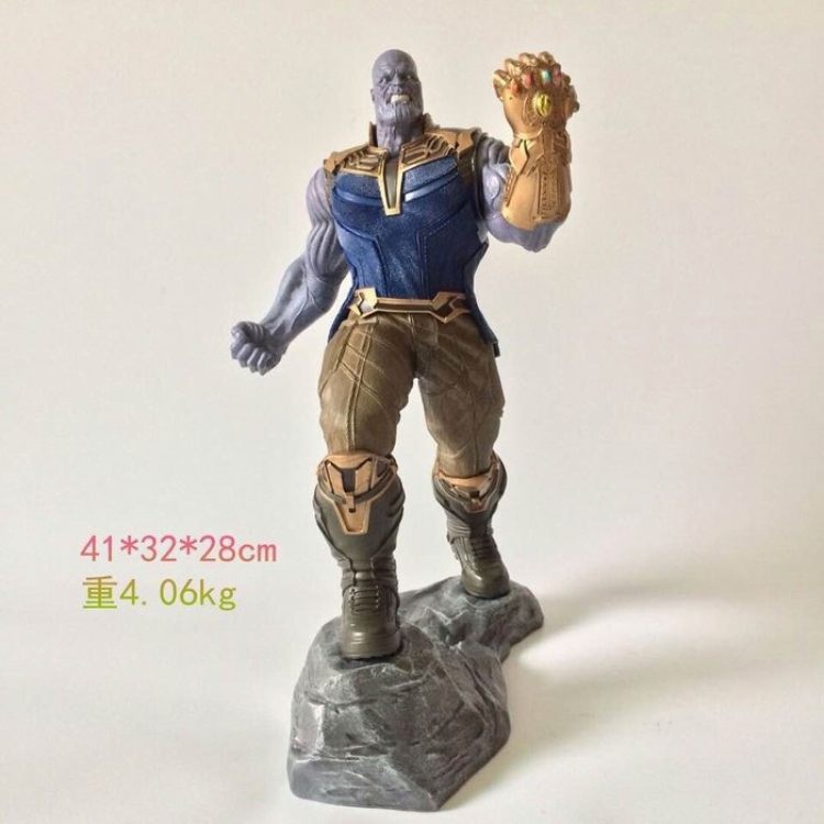 The avengers allianc Thanos Full resin material Unmovable Statue Figure Decoration Kraft packaging 41X32X28CM 4.06KG