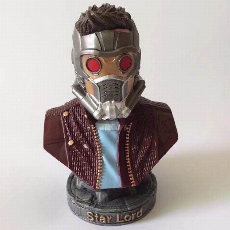 The avengers allianc Star-Lord Full resin material Unmovable Statue Figure Decoration Kraft packaging 21X18X15CM 1.32KG