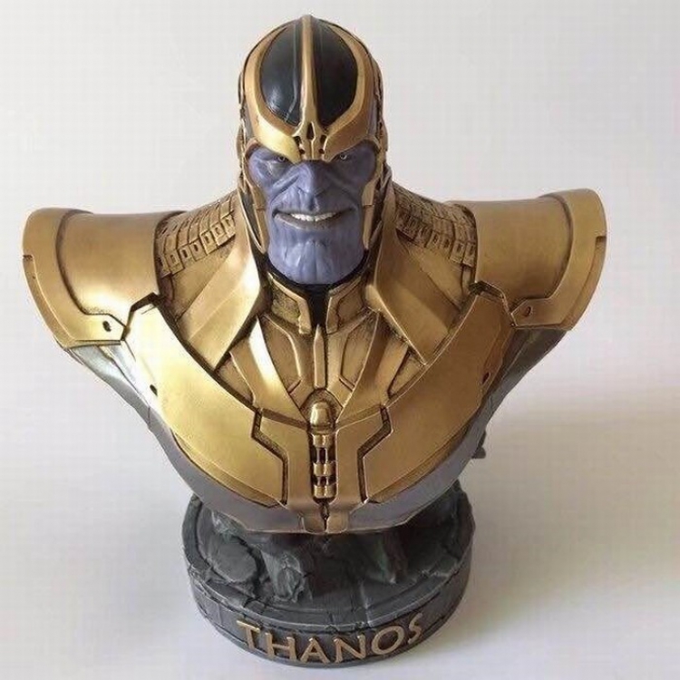 The avengers allianc Thanos Full resin material Unmovable Statue Figure Decoration Kraft packaging 23.5X23.5X17CM 1.78KG