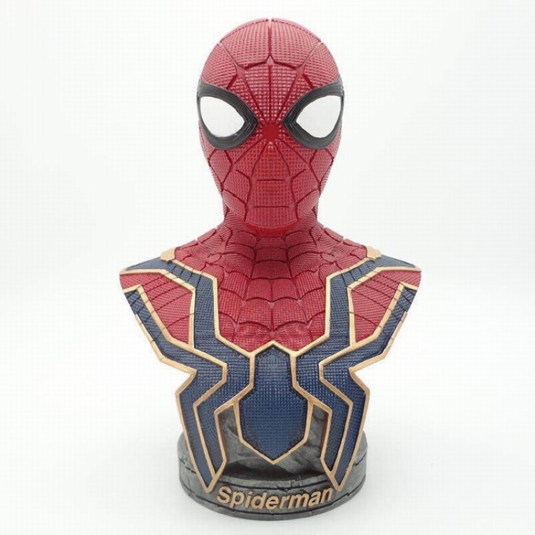 Spiderman Full resin material Unmovable Statue Figure Decoration Kraft packaging 1X18X15CM 1.30KG