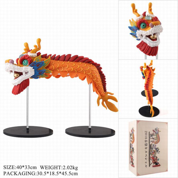 One Piece New Year's greetings Chinese dragon Boxed Figure Decoration 28CM a box of 14 46X31X19CM