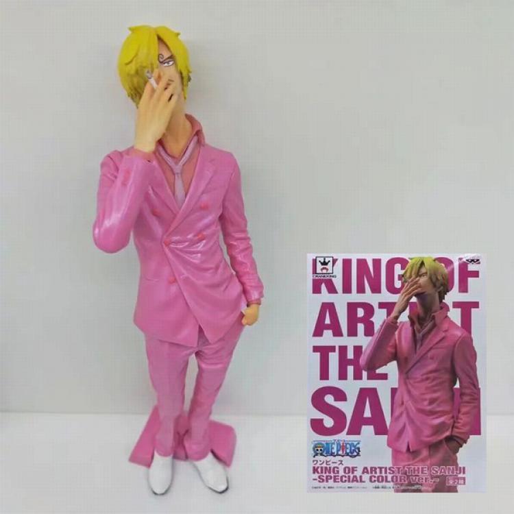 One Piece KOA Artistic king shape Pink Sanji Boxed Figure Decoration 26CM