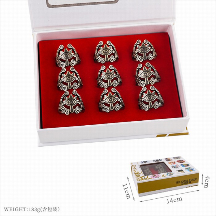 The Legend of Zelda Openwork ring price for 9 pcs style A
