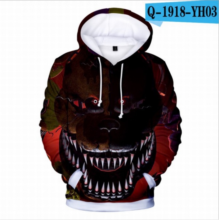 Five Nights at Freddys Long sleeve Sweatshirt Hoodie 9 sizes from XXS to XXXXL price for 2 pcs Style I