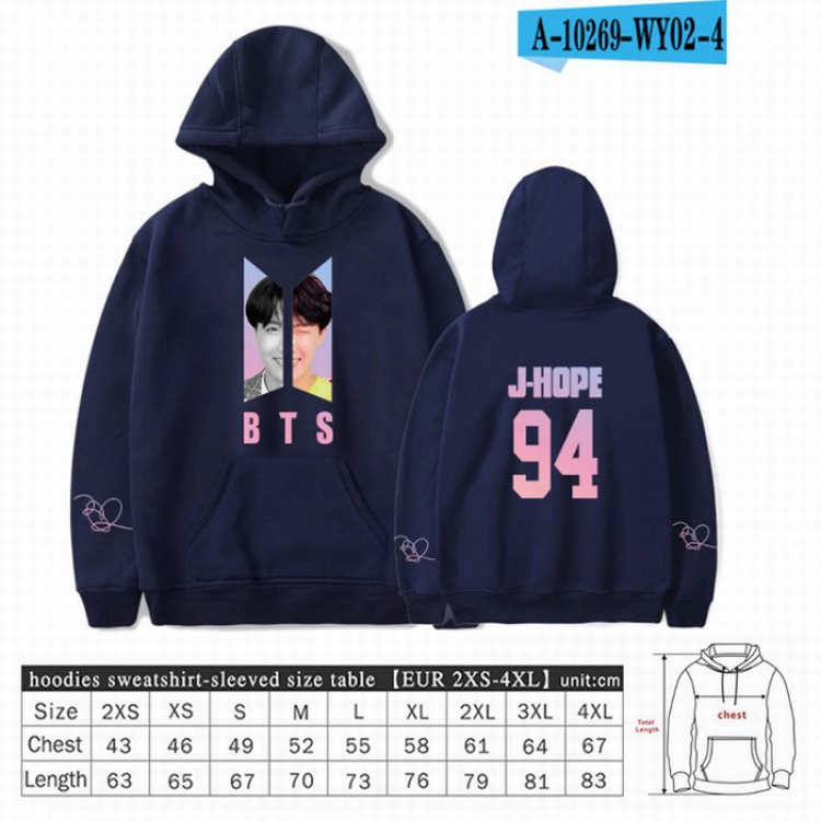 BTS Long sleeve Sweatshirt Hoodie 9 sizes from XXS to XXXXL price for 2 pcs preorder 3 days Style 24