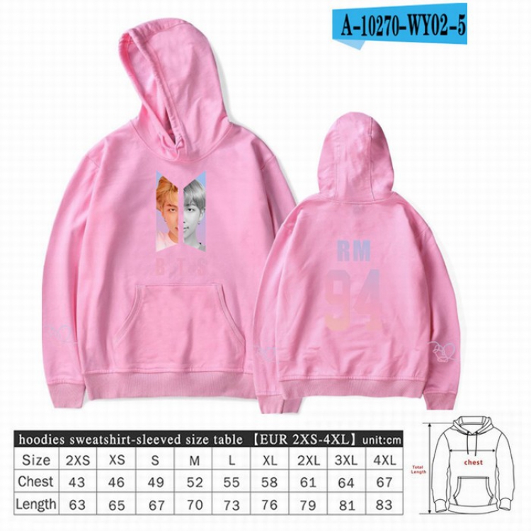 BTS Long sleeve Sweatshirt Hoodie 9 sizes from XXS to XXXXL price for 2 pcs preorder 3 days Style 20