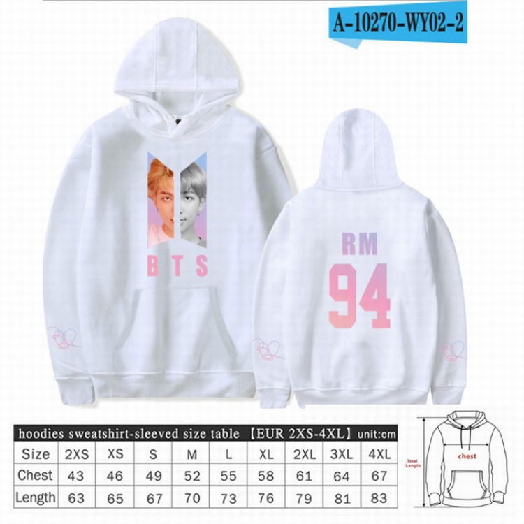 BTS Long sleeve Sweatshirt Hoodie 9 sizes from XXS to XXXXL price for 2 pcs preorder 3 days Style 21