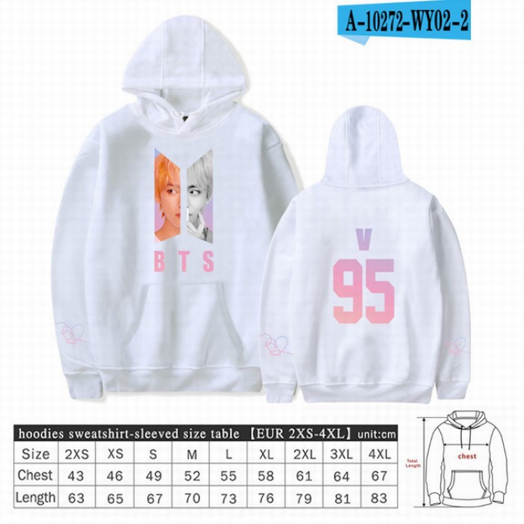 BTS Long sleeve Sweatshirt Hoodie 9 sizes from XXS to XXXXL price for 2 pcs preorder 3 days Style 9