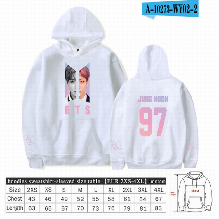 BTS Long sleeve Sweatshirt Hoodie 9 sizes from XXS to XXXXL price for 2 pcs preorder 3 days Style 4
