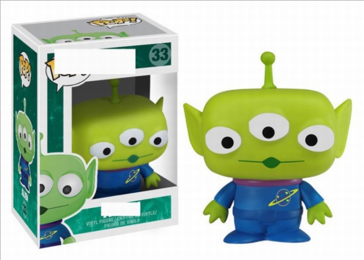 Toy Story FUNKO POP33 Alien Boxed Figure Decoration 10CM 0.14KG price for 1 pcs preorder 3 days