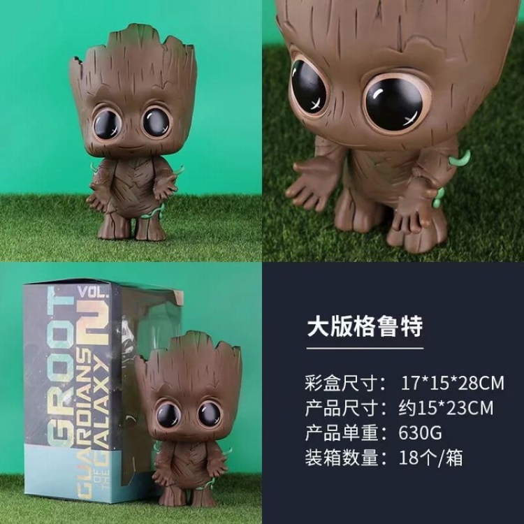 Guardians of the Galaxy Large version Groot Standing posture Boxed Figure Decoration 23CM a box of 18