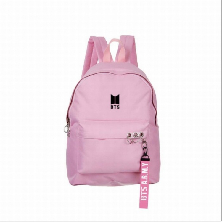 BTS Printed zipper nylon casual bag backpack 45X29X13CM price for 2 pcs preorder 3 days Style G