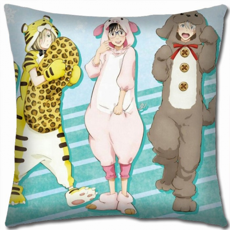 Yuri !!! on Ice Double-sided full color Pillow Cushion 45X45CM Y15-100 NO FILLING